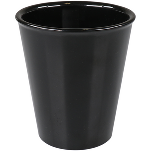 Ornamin - | Coupe | SAN | réutilisable | incassable | 300 ml | noir | 10 pièces