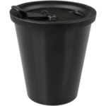 Ornamin - | Tasse | San | Wiederverwendbar | Unzerbrechlich | 300 ml | Schwarz | 10 Stück