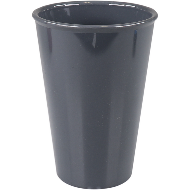 Ornamin - | Tasse | San | Wiederverwendbar | Unzerbrechlich | 400 ml | Grau | 10 Stück