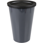 Ornamin - | Tasse | San | Wiederverwendbar | Unzerbrechlich | 400 ml | Grau | 10 Stück