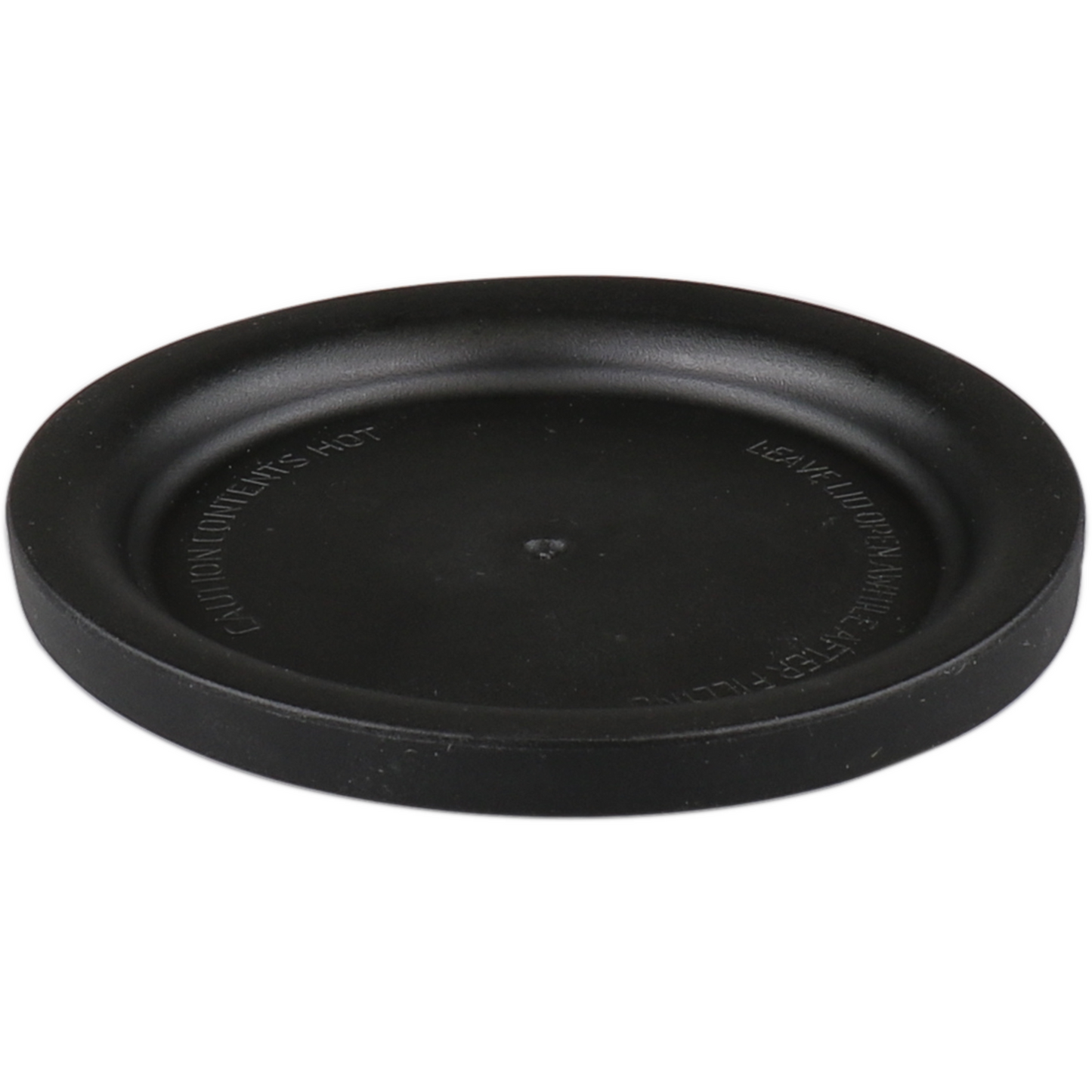 Ornamin -  Deksel | TPE | reusable | onbreekbaar | zwart | 10 stuks