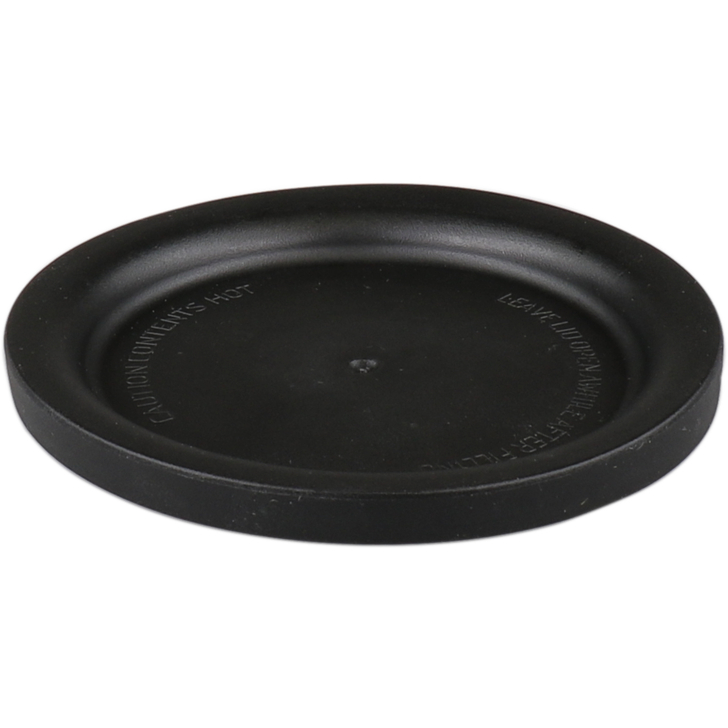 Ornamin - Couvercle | TPE | réutilisable | incassable | noir | 10 pièces