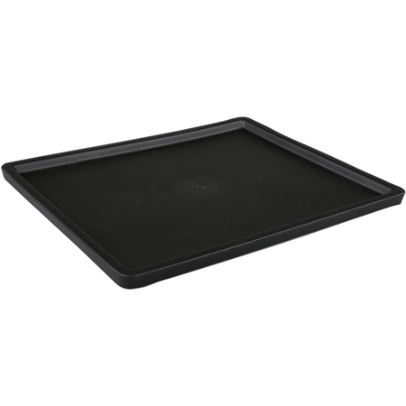 Ornamin - Deckel | TPE | rechteckig | wiederverwendbar | unzerbrechlich | 220x180x schwarz | 10 Stück