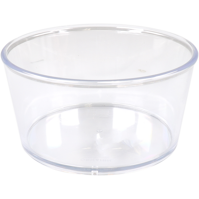 Ornamin - Échelle | réutilisable | incassable | SAN | rond | 600 ml | 70 mm | ∅140mm | limpide | 10 pièces