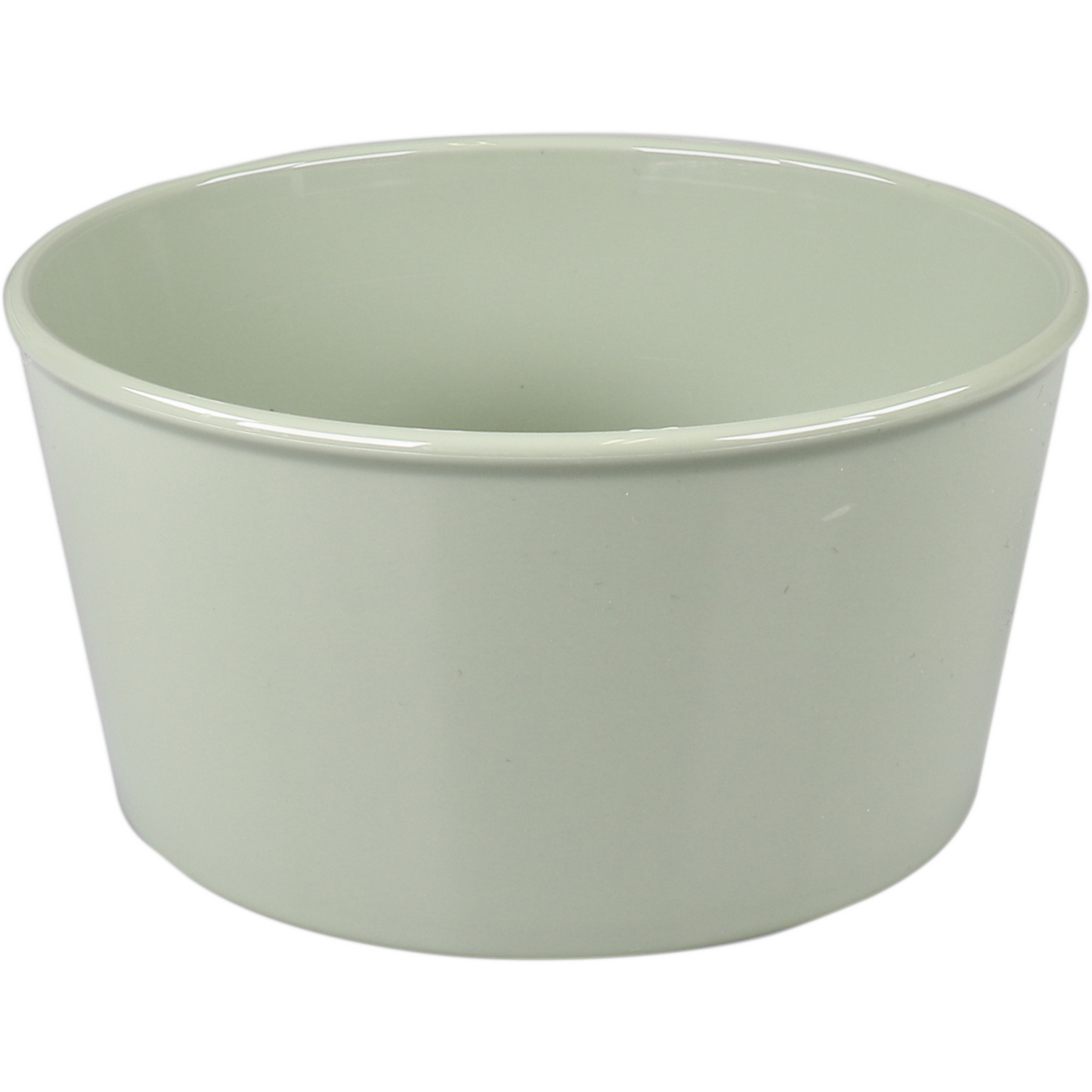 Ornamin -  Schaal | reusable | onbreekbaar | sAN | rond | 600ml | 70mm | ∅140mm | oudgroen | 10 stuks