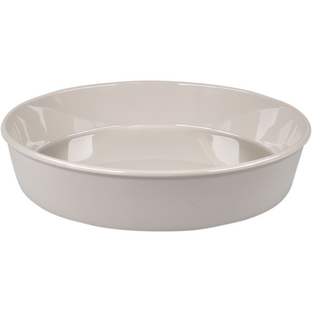 Ornamin -  Schaal | reusable | onbreekbaar | sAN | rond | 600ml | 37mm | ∅200mm | beige | 10 stuks