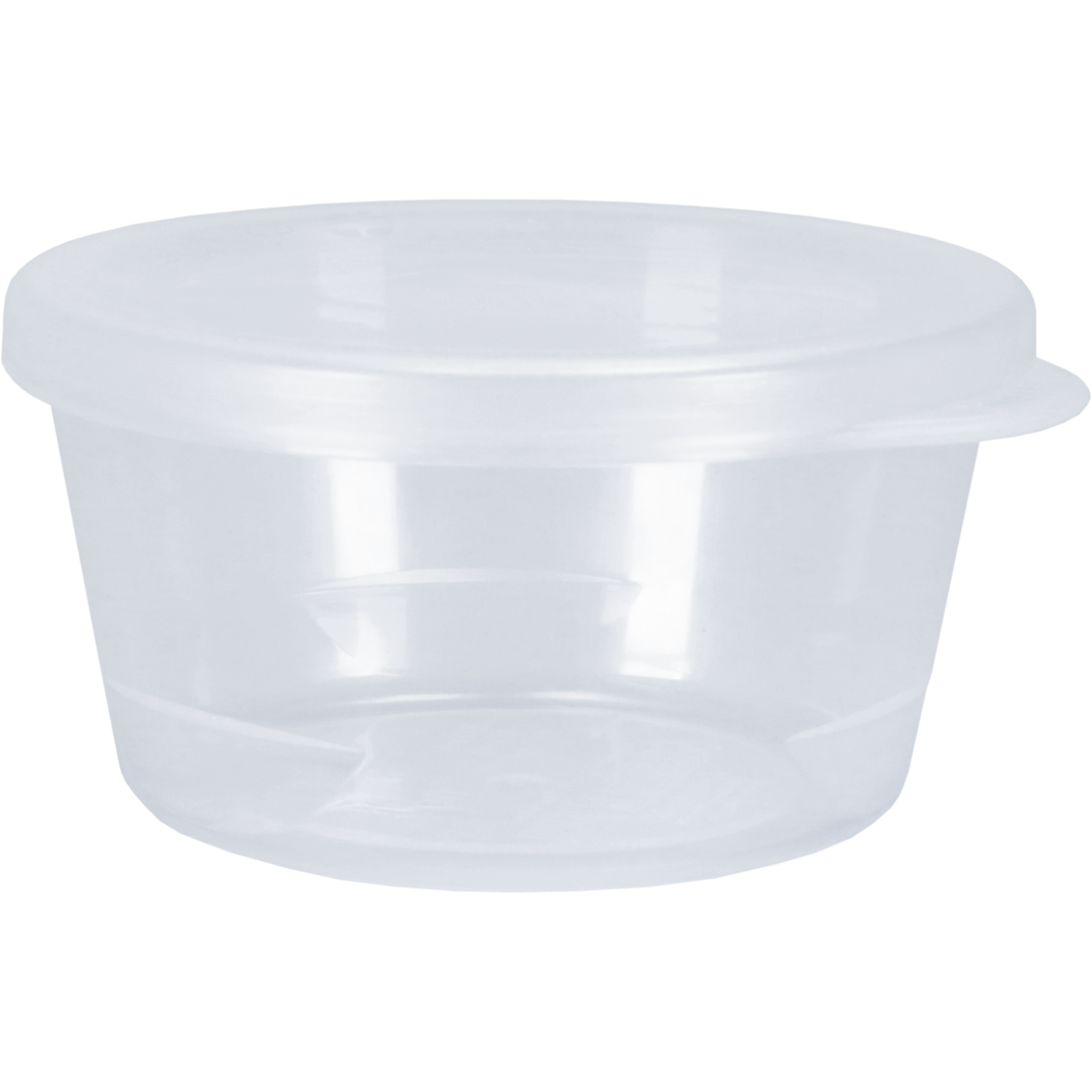 Circ -  Cup | sauscup | met deksel | reusable | pP | Ø 75mm | 42mm | transparant | 96 stuks