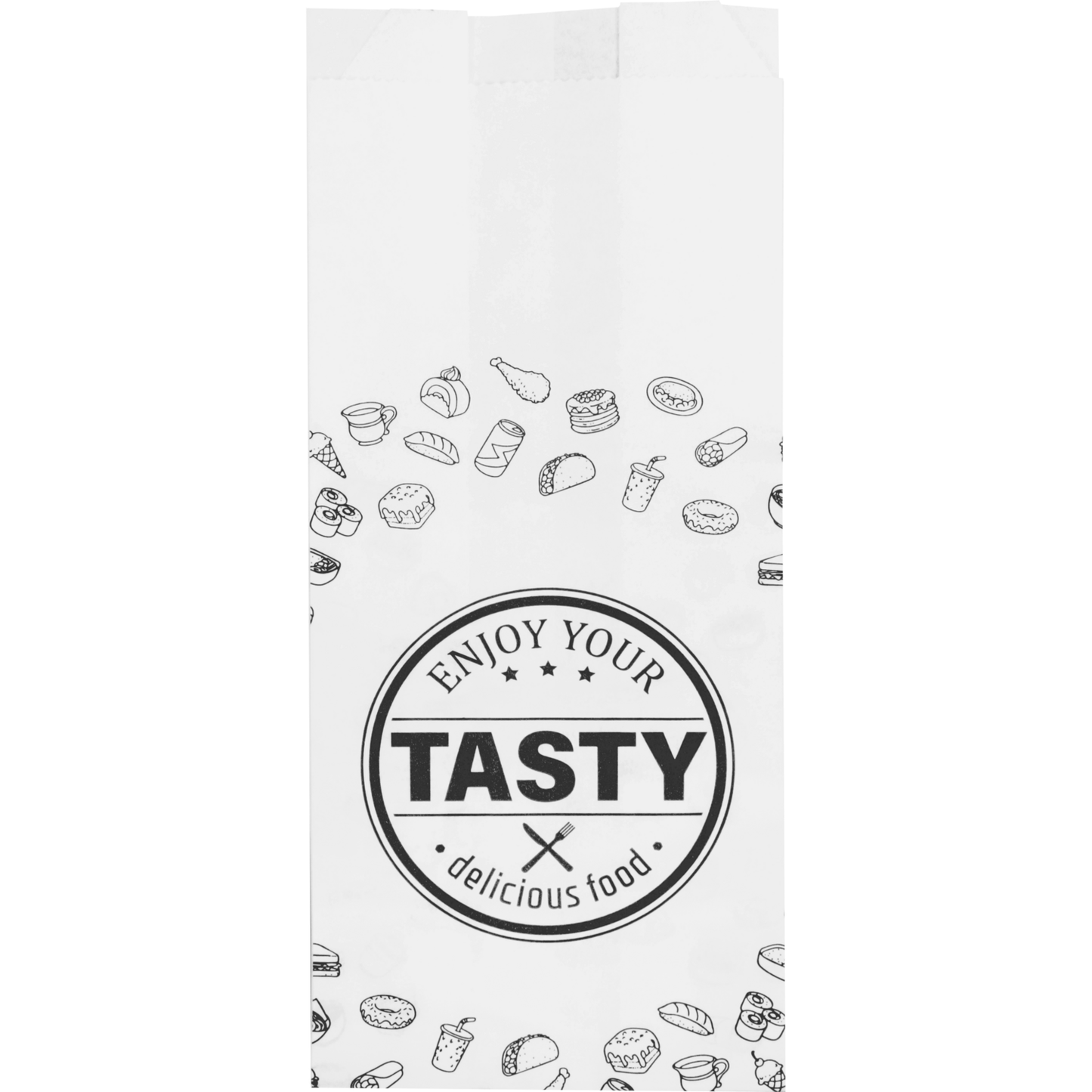 Klika -  Zak | Snackzak | Ersatzpapier | Nr. 23 | 1.5 ons | 9.5/ 3 |25x23cm | TASTY | 5 kg
