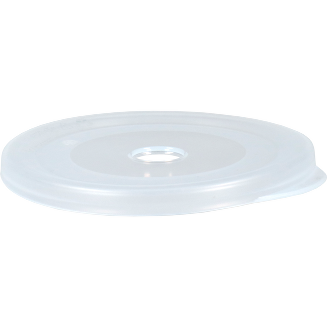 Circ -  Deksel | PP | rond | reusable | met gat | Ø90mm | transparant | 100 stuks