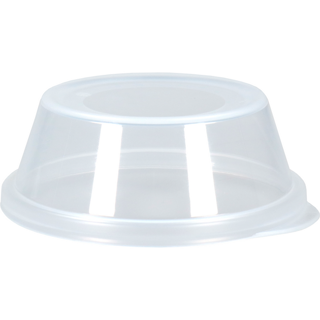 Circ -  Deksel | PP | dome | reusable | zonder gat | Ø90mm | transparant | 100 stuks