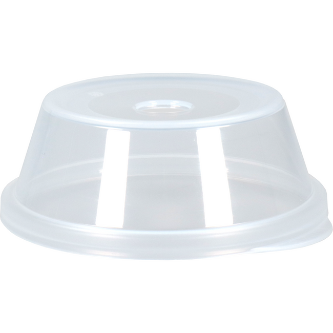 Circ -  Deksel | PP | dome | reusable | met gat | Ø90mm | transparant | 100 stuks