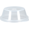Circ -  Deksel | PP | dome | reusable | met gat | Ø90mm | transparant | 100 stuks