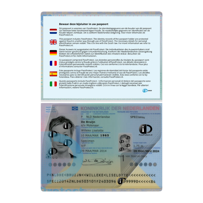 PassProtect -  Beschermfolie  voor paspoort