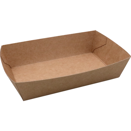 Klika -  Bak | Karton | A13 | snackbak | 130x77x35mm | bruin | 400 stuks