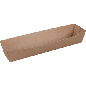 Klika -  Bak | Karton | A16 | snackbak | 185x35x33mm | bruin | 400 stuks