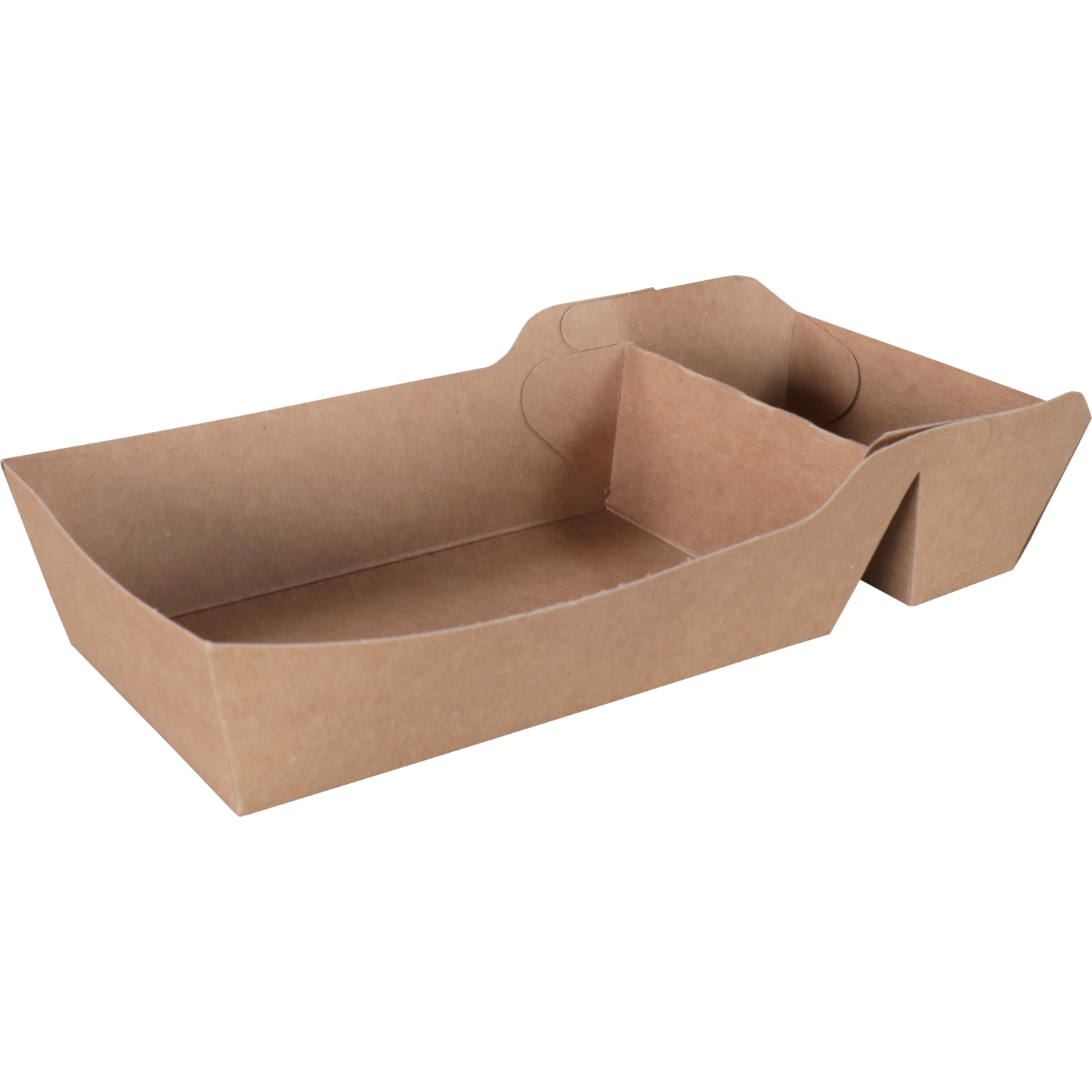 Klika -  Bak | Karton | A9+1/A22 | snackbak | 150x70x35mm | bruin | 300 stuks