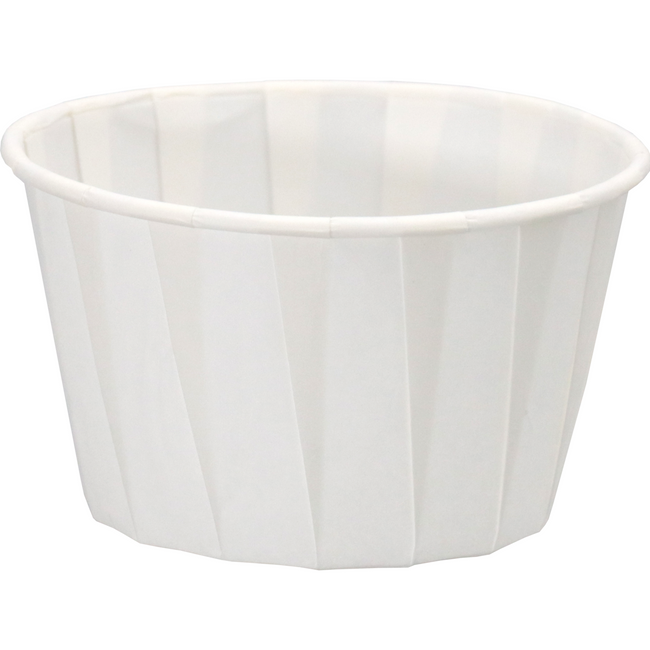 Depa - Cup | portiecup | papier | 110ml | 4oz | 41mm | wit | sleeve met 100 stuks