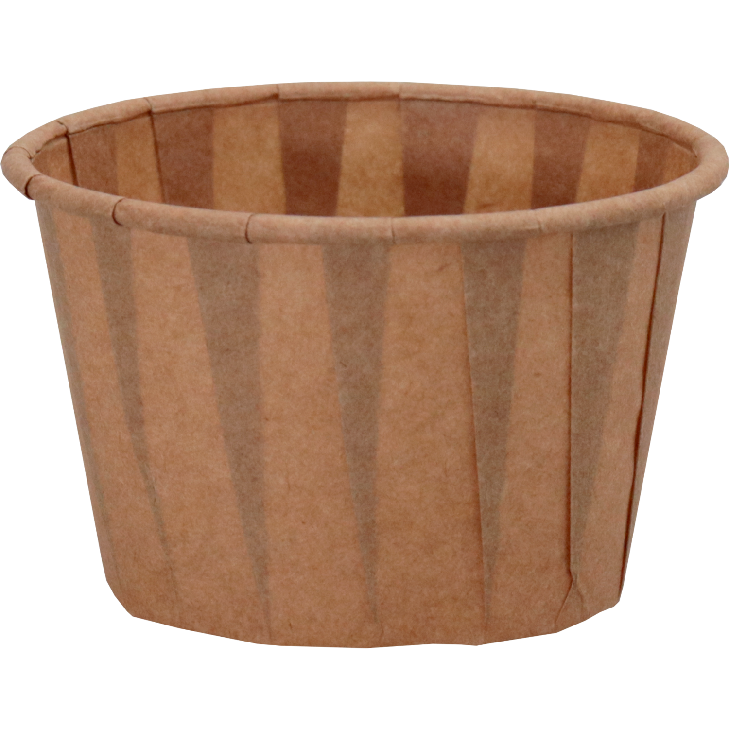 Saucière en papier marron 55ml ronde 35mm 250 pièces