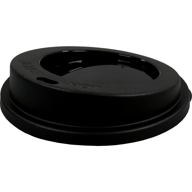 DishCircle -  Deksel | PP | rond | reusable | Ø90mm | zwart | 100 stuks
