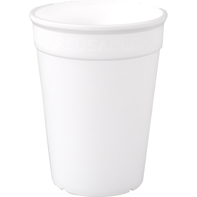 ÖkoCup - | Beker | PP | reusable | 250ml | wit | 20 stuks