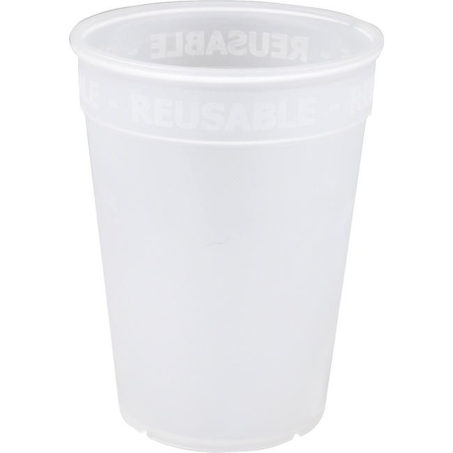 ÖkoCup - | Beker | PP | reusable | 250ml | transparant | 20 stuks