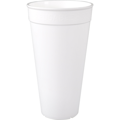 ÖkoCup -  | Beker | PP | reusable | 500ml | wit | 20 stuks
