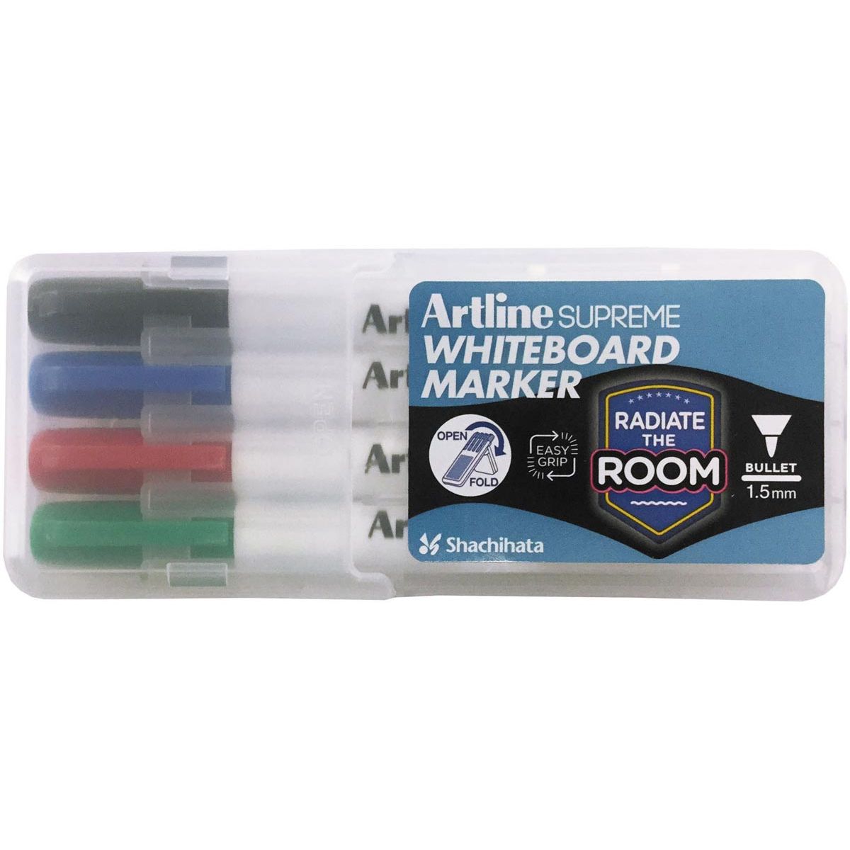 Artline -  Supreme whiteboardmarker, etui van 4 stuks, assorti