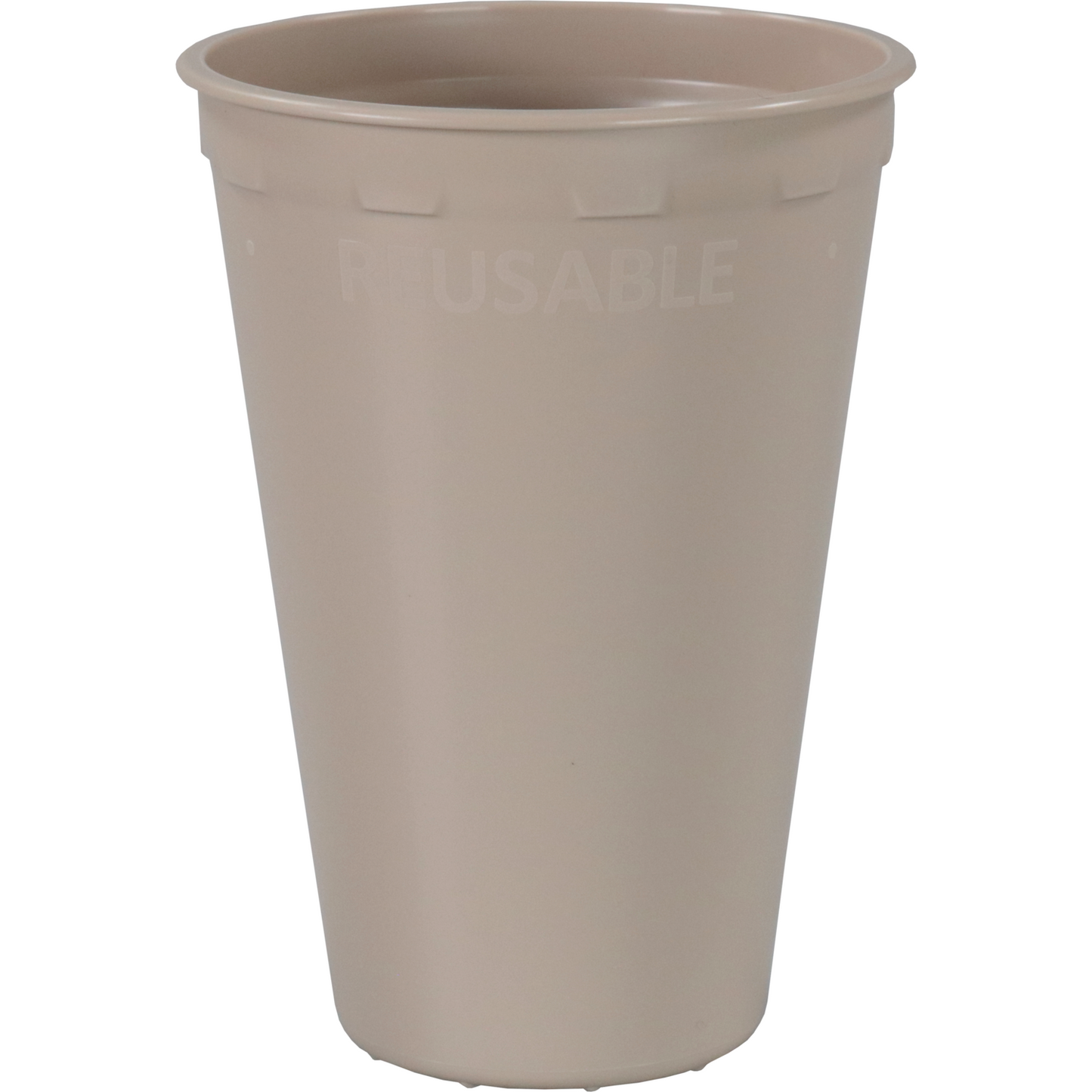 DEPA - | Tasse | Pp | Wiederverwendbar | automatisch geeignet | 180 ml | 7,5oz | 96 mm | Taupe | 432 Stücke