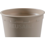 DEPA - | Tasse | Pp | Wiederverwendbar | automatisch geeignet | 180 ml | 7,5oz | 96 mm | Taupe | 432 Stücke