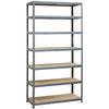 Avasco -  A rek Strong Tower XL, ft 222 x 120 x 45 cm, 7 legborden, grijs