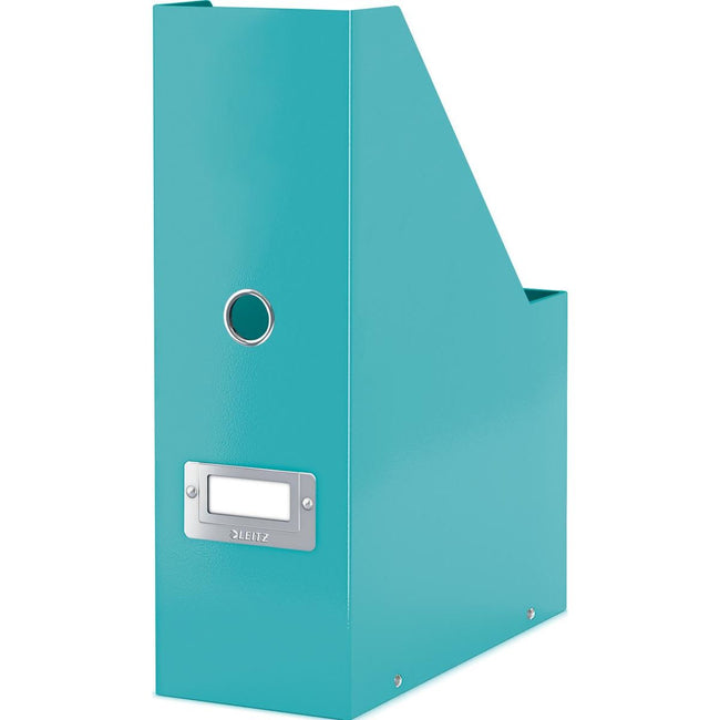Leitz - Porte-revues Wow Click Store bleu glacier