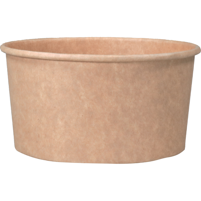 Depa - Bol repas | 1000 ml | 150 mm | 78 mm | carton + PE | marron | 300 pièces