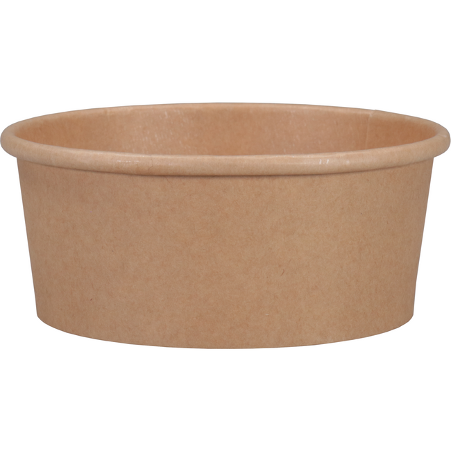 Depa -  Maaltijdbowl | 300ml | 119mm | 50mm | karton + PP | bruin | 500 stuks
