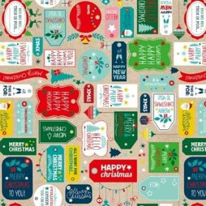 Klika -  Cadeaupapier Geschenkpapier Wishing labels 30 cm