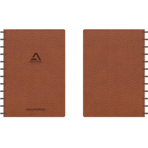 Adoc -  Business schrift, ft A4, 144 bladzijden, geruit 5 mm, bruin