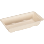 Depa - Bak | Bagasse (suikerrietpulp) | A5 | snackbak | 15x7.7x3cm | naturel | 50 stuks