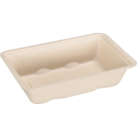 Depa - Bak | Bagasse (suikerrietpulp) | A9 | snackbak | 14.5x9.7x3.6cm | naturel | 50 stuks