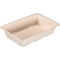 Depa - Bak | Bagasse (suikerrietpulp) | A13 | snackbak | 16.3x11x3.6cm | naturel | 50 stuks