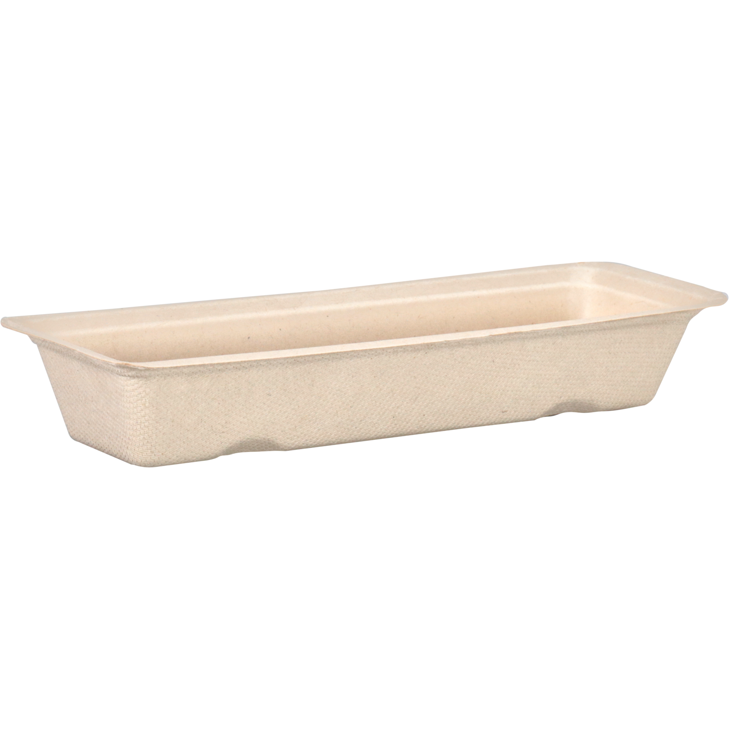 Depa -  Bak | Bagasse (suikerrietpulp) | A16 | snackbak | 200x72x32mm | naturel | 800 stuks