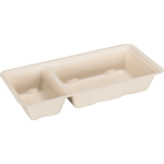 Depa - Bak | Bagasse (suikerrietpulp) | A22 | snackbak | 20.3x9.5x3cm | naturel | 50 stuks