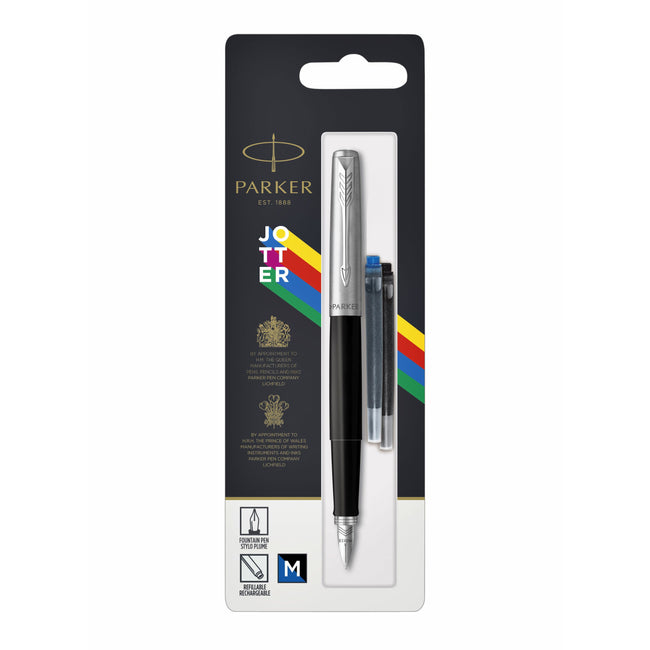 Parker - Stylo plume Jotter Original CT M noir blister de 1 pièce