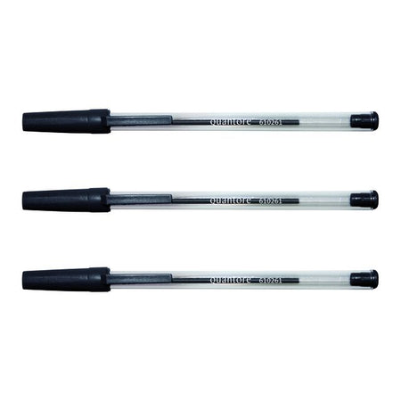 Quantore - Stylo Bille Stick noir moyen