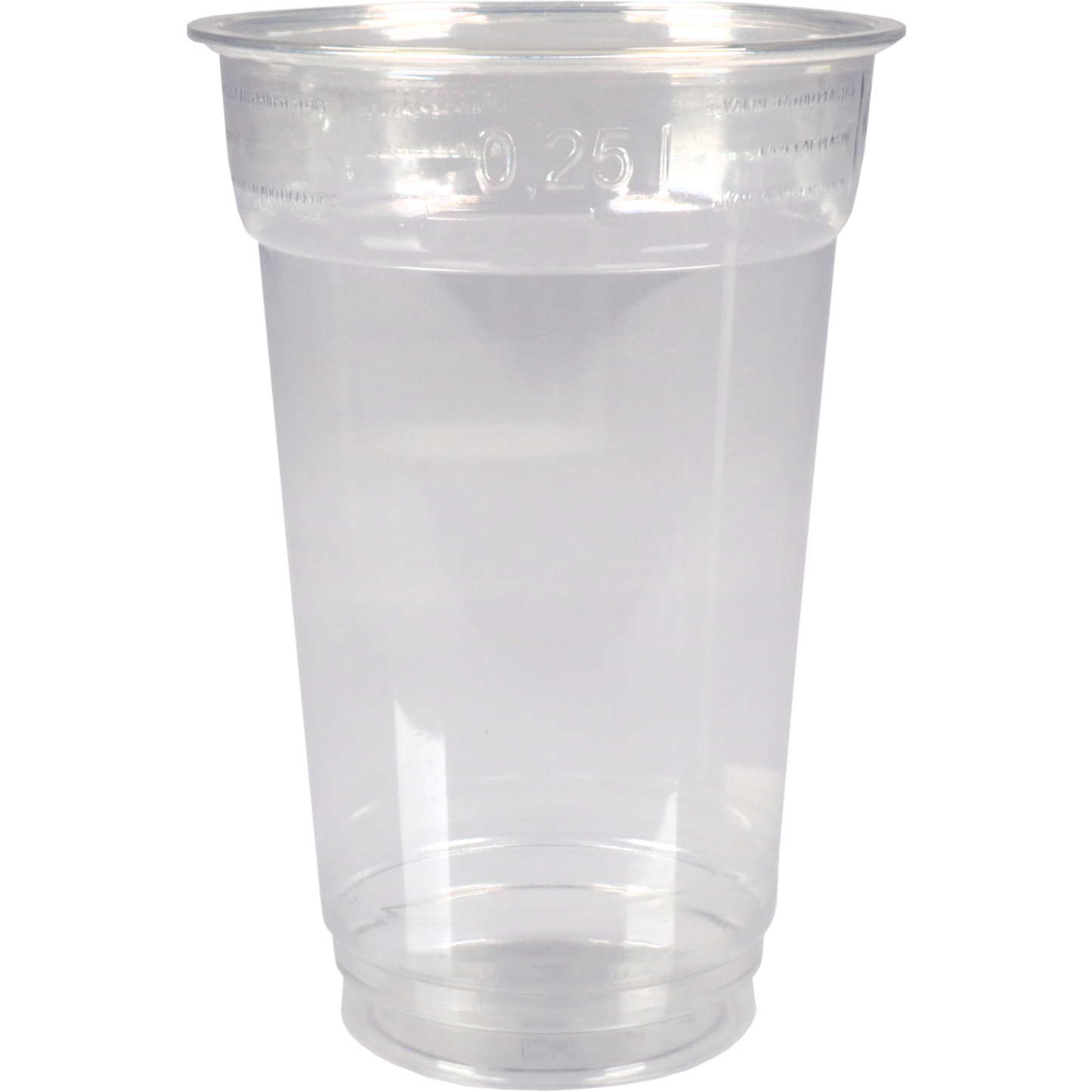 DEPA - Glas Bierglas | Recyceltes Haustier | 250 ml | 114,9 mm | Transparent 1200 Stücke