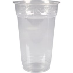 DEPA - Glas Bierglas | Recyceltes Haustier | 250 ml | 114,9 mm | Transparent 1200 Stücke