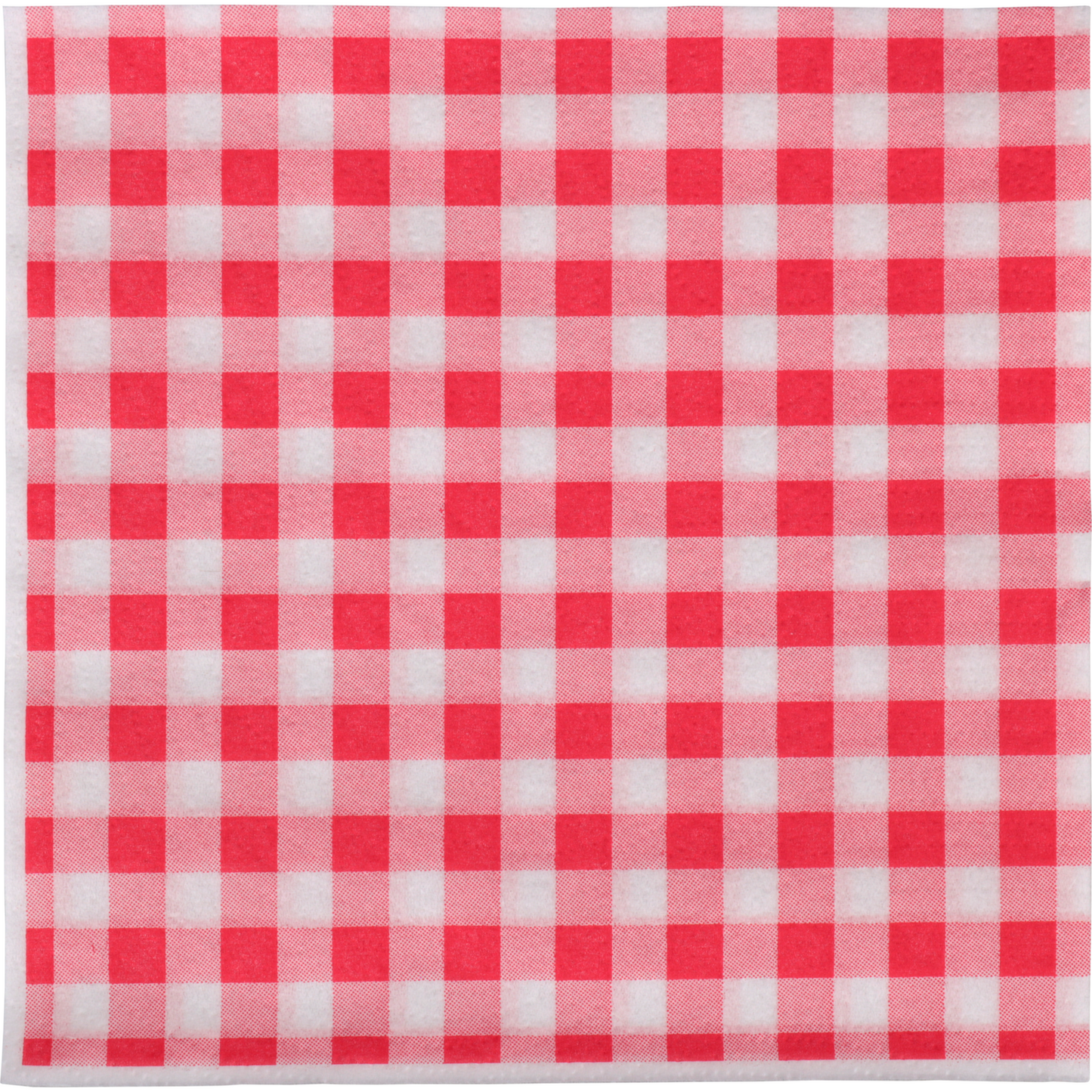 Klika -  Servet | 1/4 vouw | 1-laags | 32x33cm | papier | rood/wit | 3200 stuks