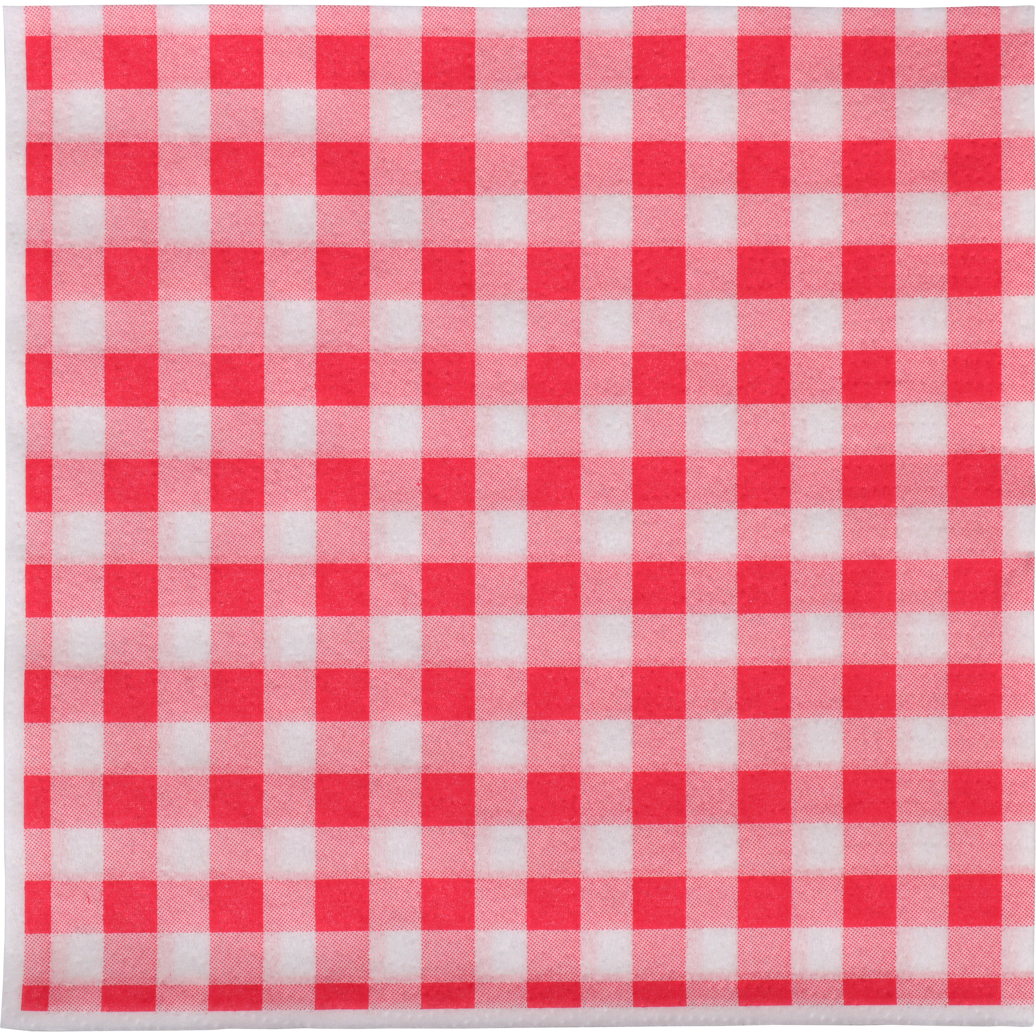 Klika -  Servet | 1/4 vouw | 1-laags | 32x33cm | papier | rood/wit | 3200 stuks