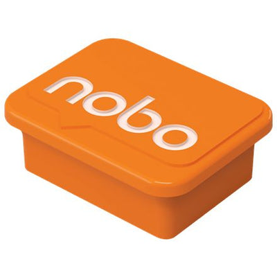 Nobo - Aimant 22mm orange 4 pièces