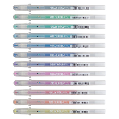 Sakura -  Gelschrijver gelly roll dust 12 kleuren | 6 stuks