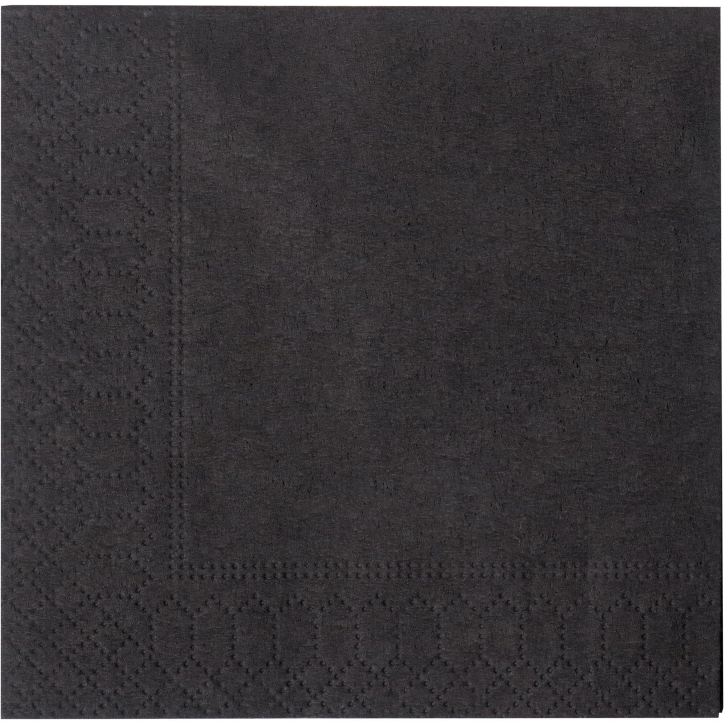 Klika -  Servet | 1/4 vouw | 2-laags | 24x24cm | papier | zwart | 2400 stuks