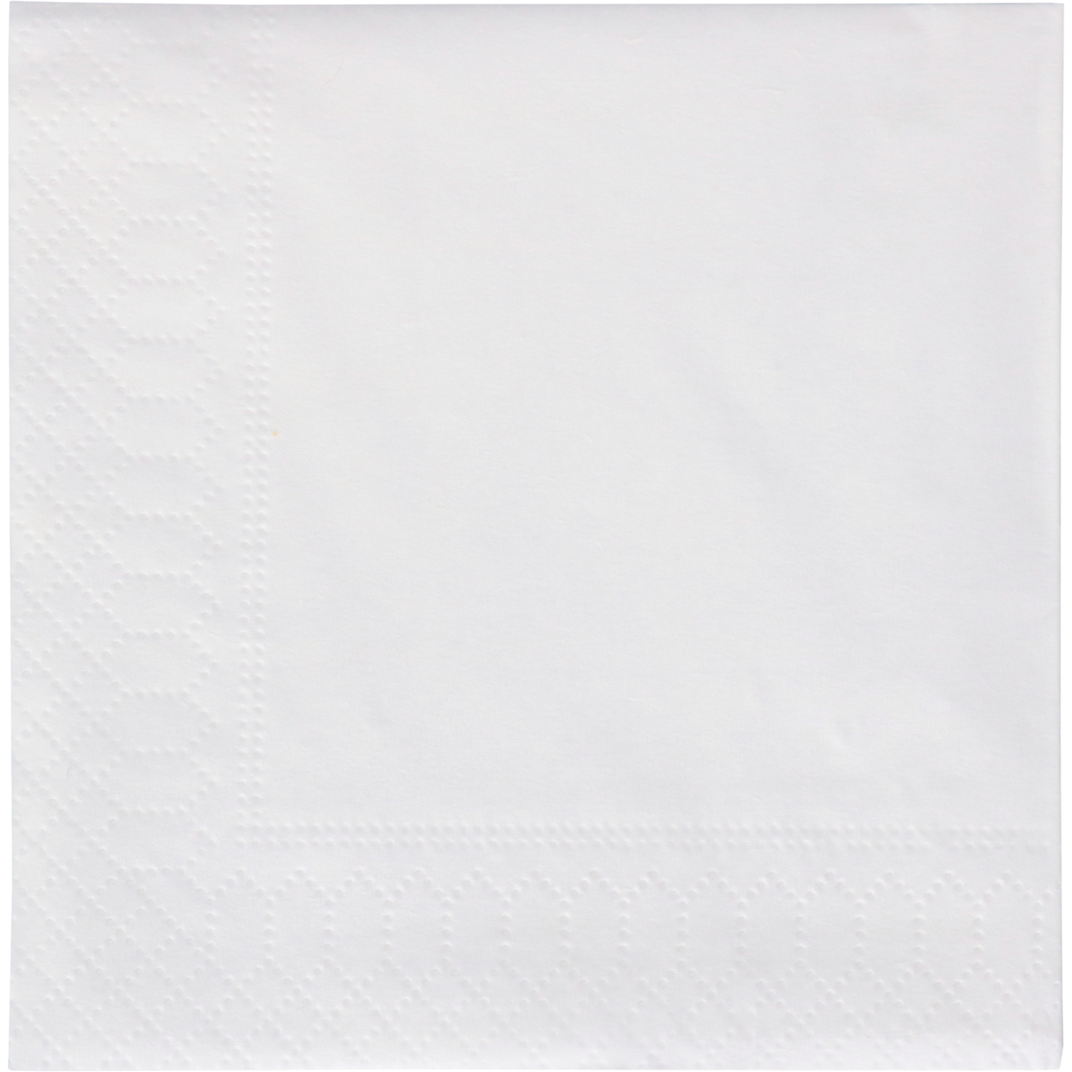 Klika -  Servet | 1/4 vouw | 2-laags | 24x24cm | papier | wit | 2400 stuks